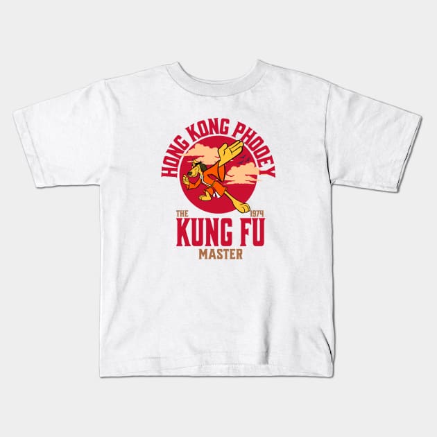Hong Kong Phooey, Kung Fu Master Kids T-Shirt by Teessential